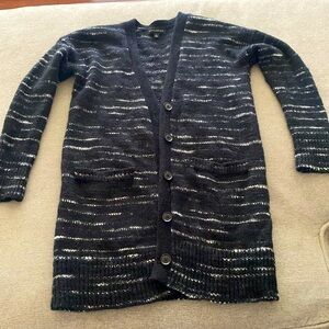 Banana Republic long cardigan sweater, small